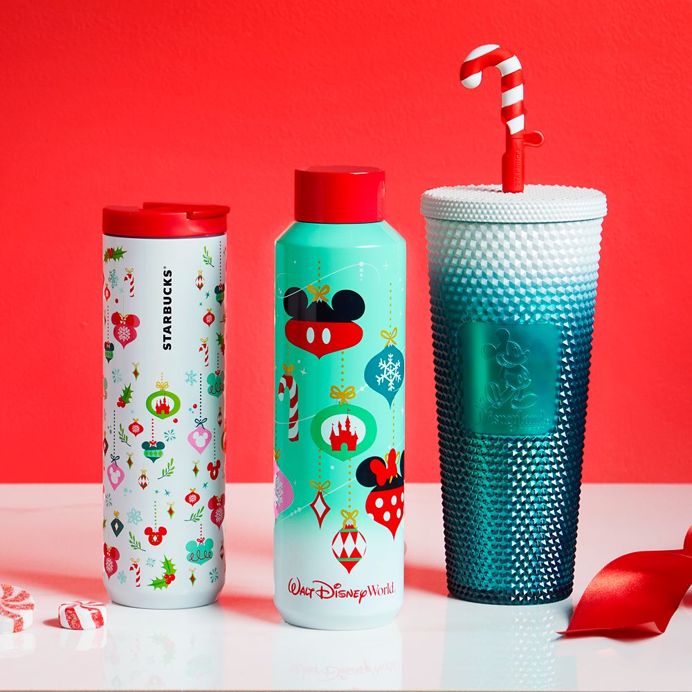 Walt Disney World Holiday Stainless Steel Starbucks® Travel Tumbler