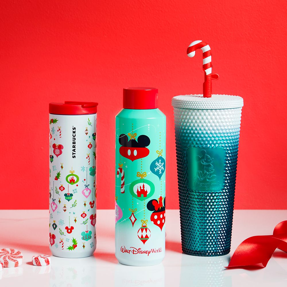 Mickey Mouse Holiday Starbucks® Tumbler with Straw – Walt Disney World