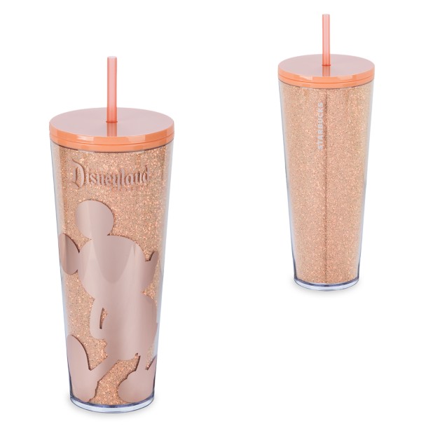 Mickey Mouse Starbucks® Tumbler with Straw – Disneyland – Peach Punch