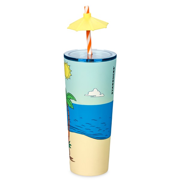 Mickey Mouse Summer Starbucks® Stainless Steel Tumbler with Straw – Disneyland