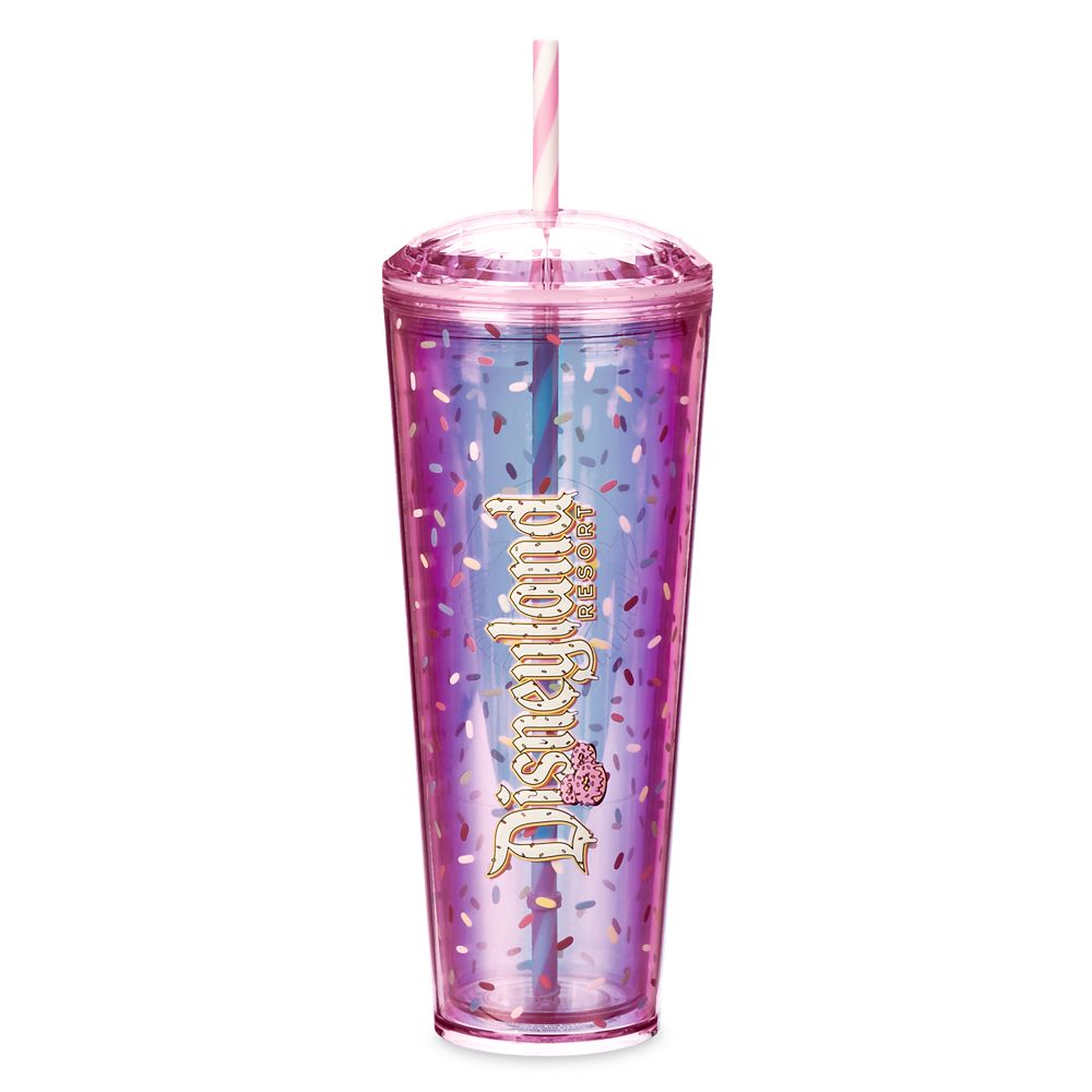 Mickey Mouse Donut Starbucks&reg; Tumbler with Straw &ndash; Disney Eats &ndash; Disneyland
