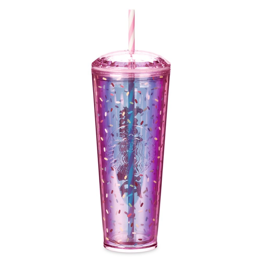 Mickey Mouse Donut Starbucks&reg; Tumbler with Straw &ndash; Disney Eats &ndash; Disneyland