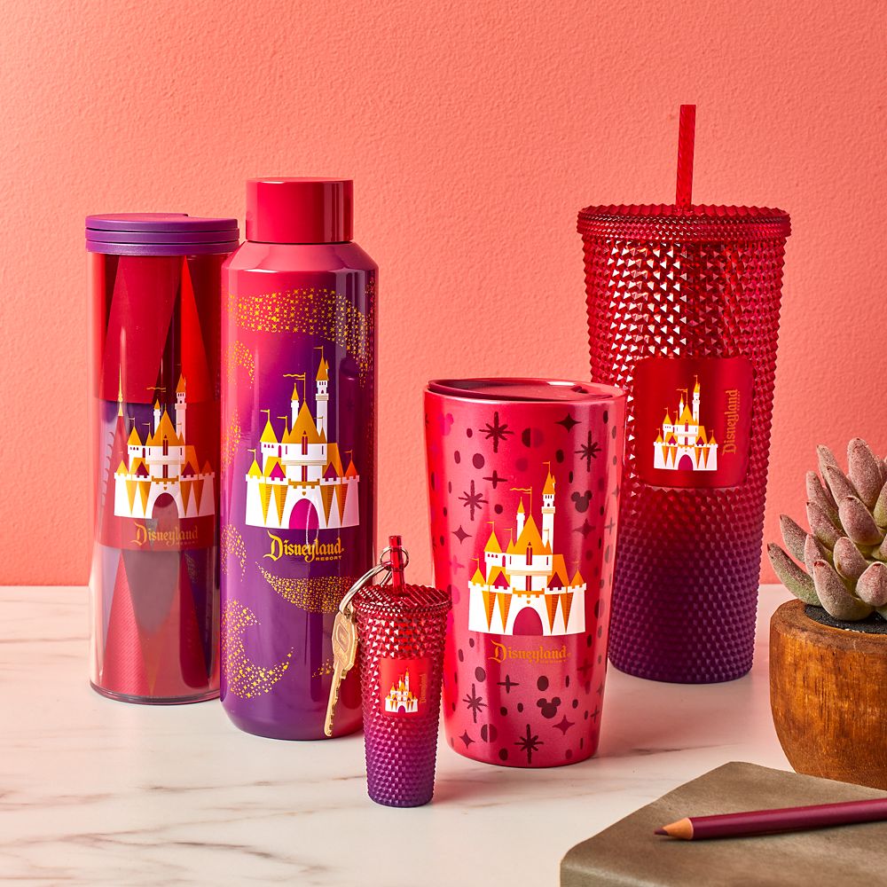 Disneyland Geometric Starbucks Tumbler with Straw – Red