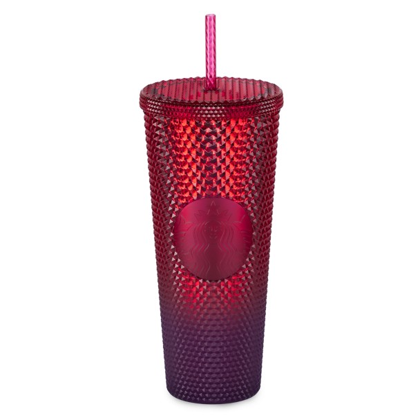 Walt Disney World Geometric Starbucks® Tumbler with Straw – Red