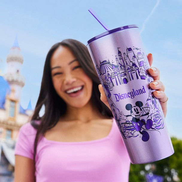 DLR - Starbucks Disneyland Mickey Magic Purple Stainless Steel Cold Cup  Tumbler 710ml