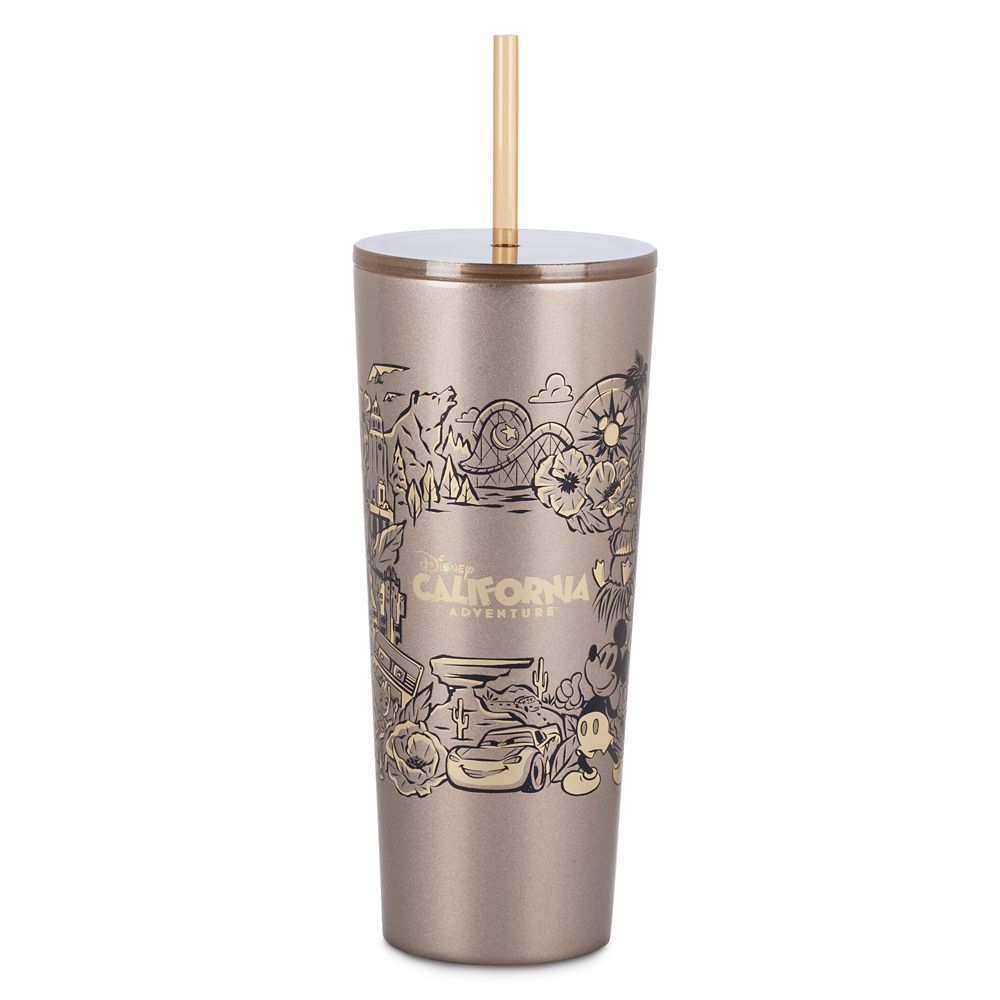 Disney California Adventure Stainless Steel Starbucks&reg; Tumbler with Straw