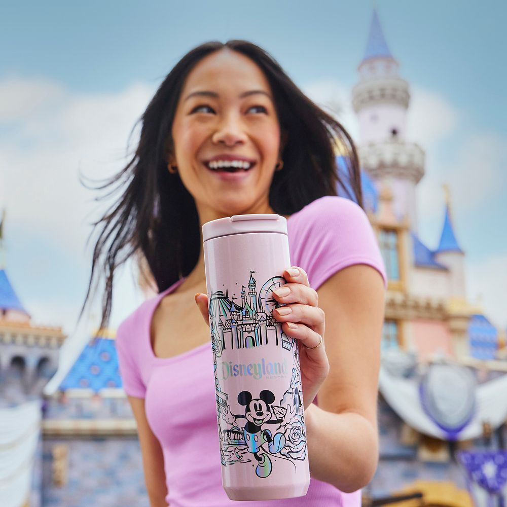 Disneyland Stainless Steel Starbucks® Water Bottle Disney Store