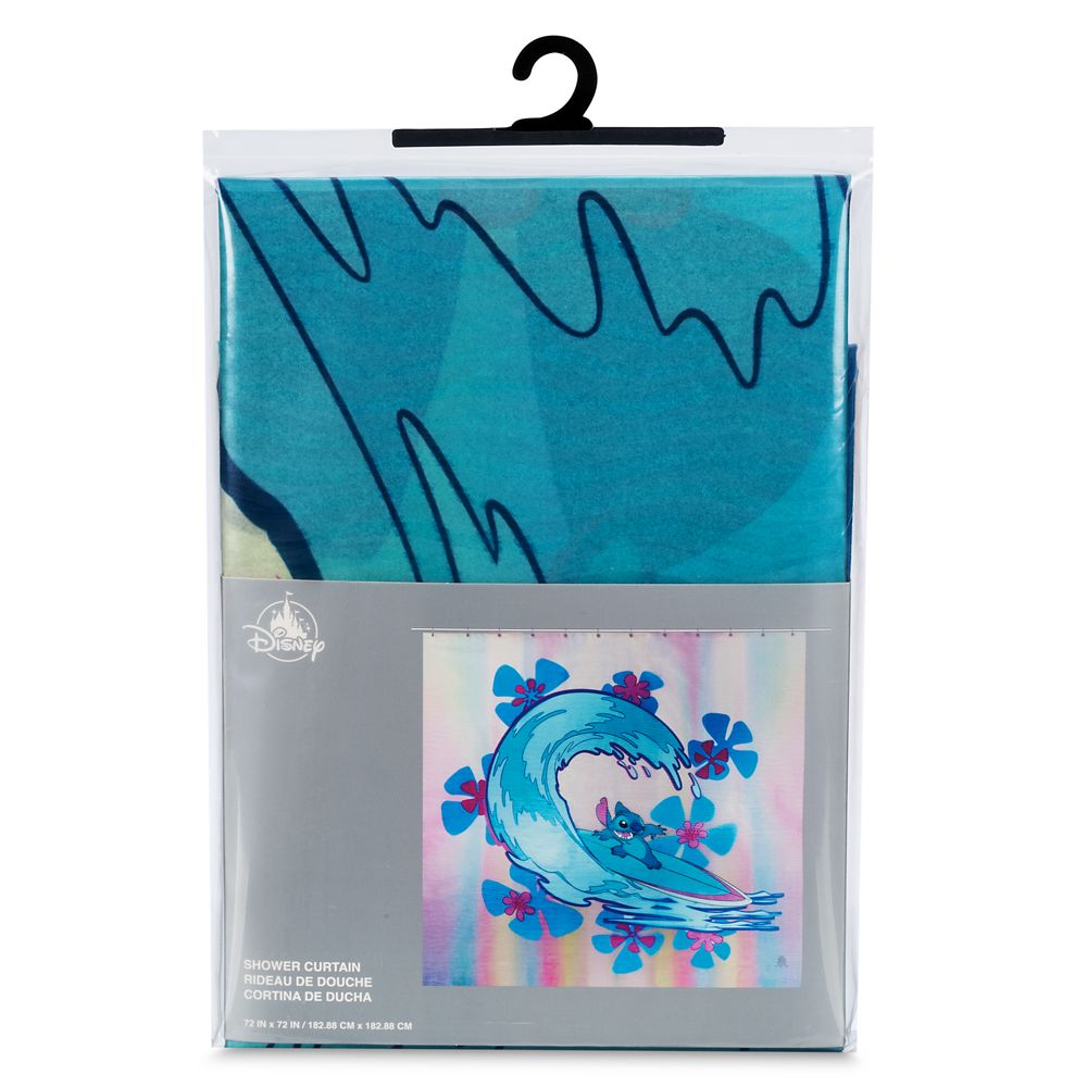 Stitch Shower Curtain with Hooks