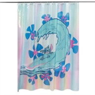 Stitch Shower Curtain with Hooks