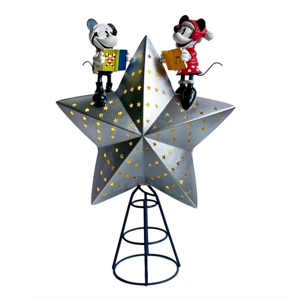 Mickey and Minnie Mouse Light-Up Tree Topper