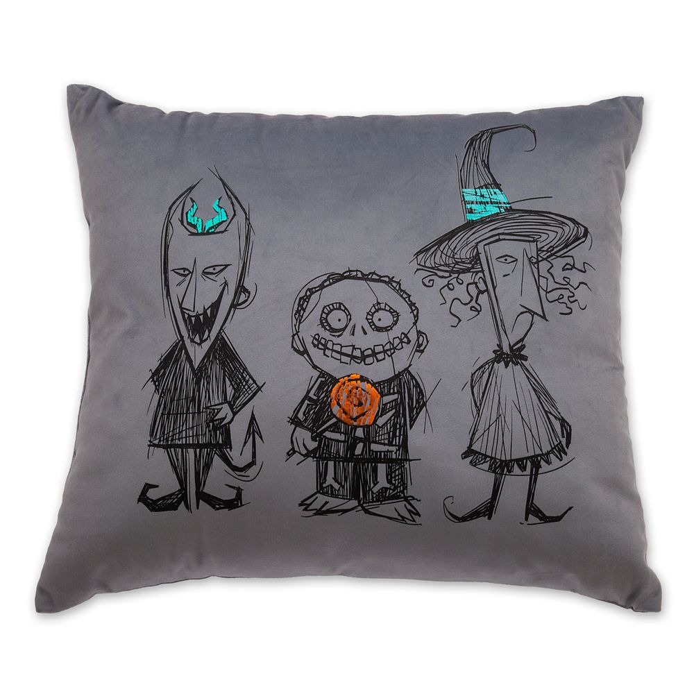 Lock, Shock and Barrel Throw Pillow – The Nightmare Before Christmas has hit the shelves for purchase