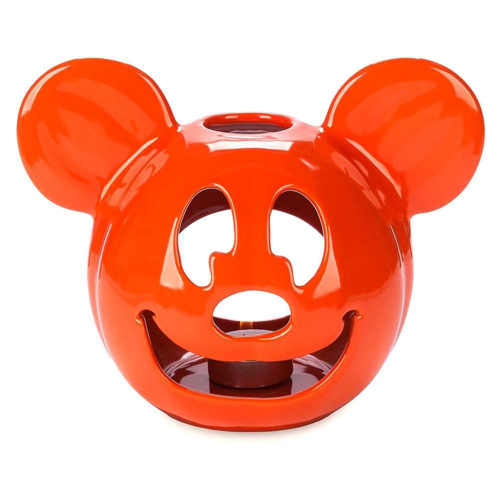 Mickey Mouse Halloween Jack-o'-Lantern Votive Candle Holder