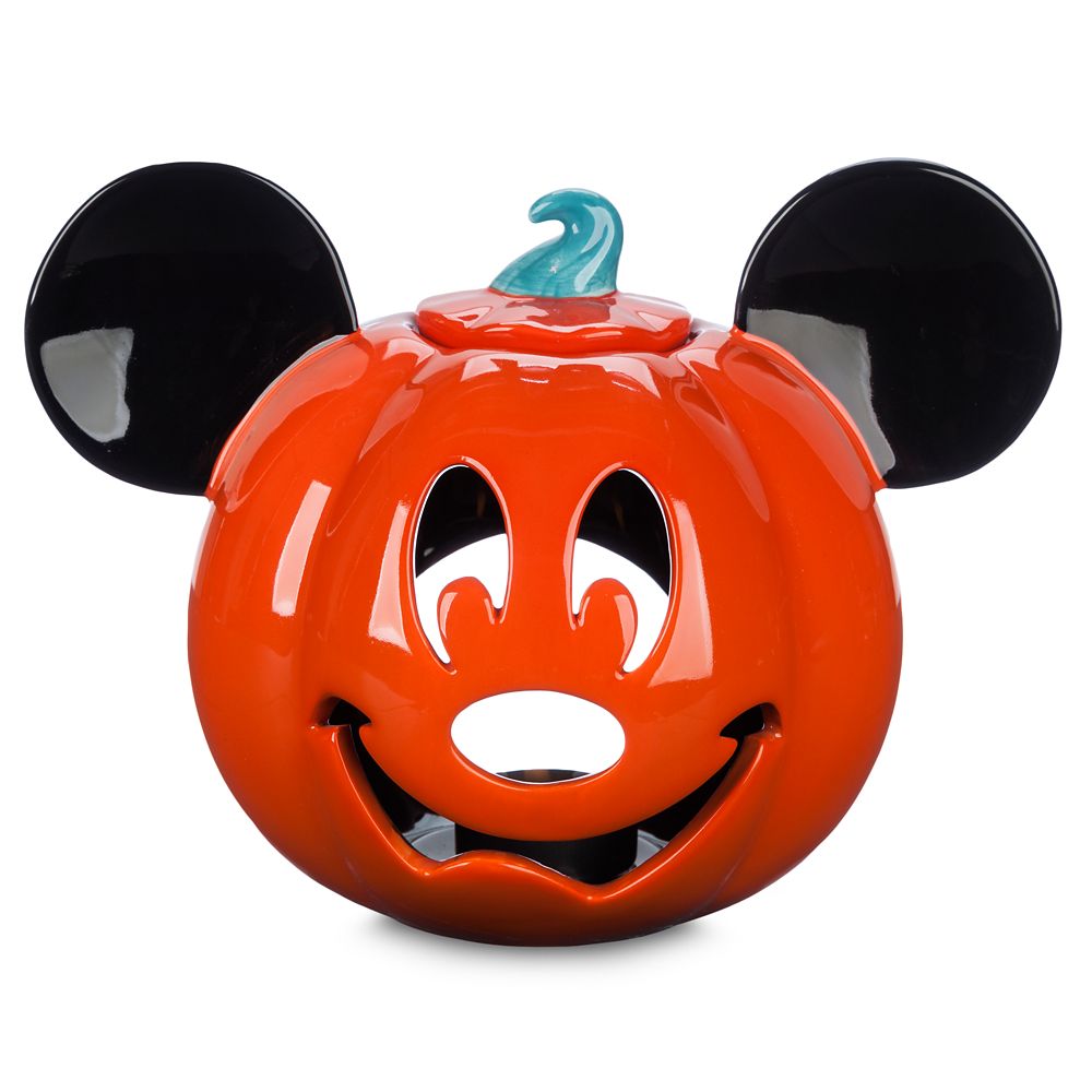 Mickey Mouse Halloween Jack-o’-Lantern Votive Candle Holder has hit the shelves
