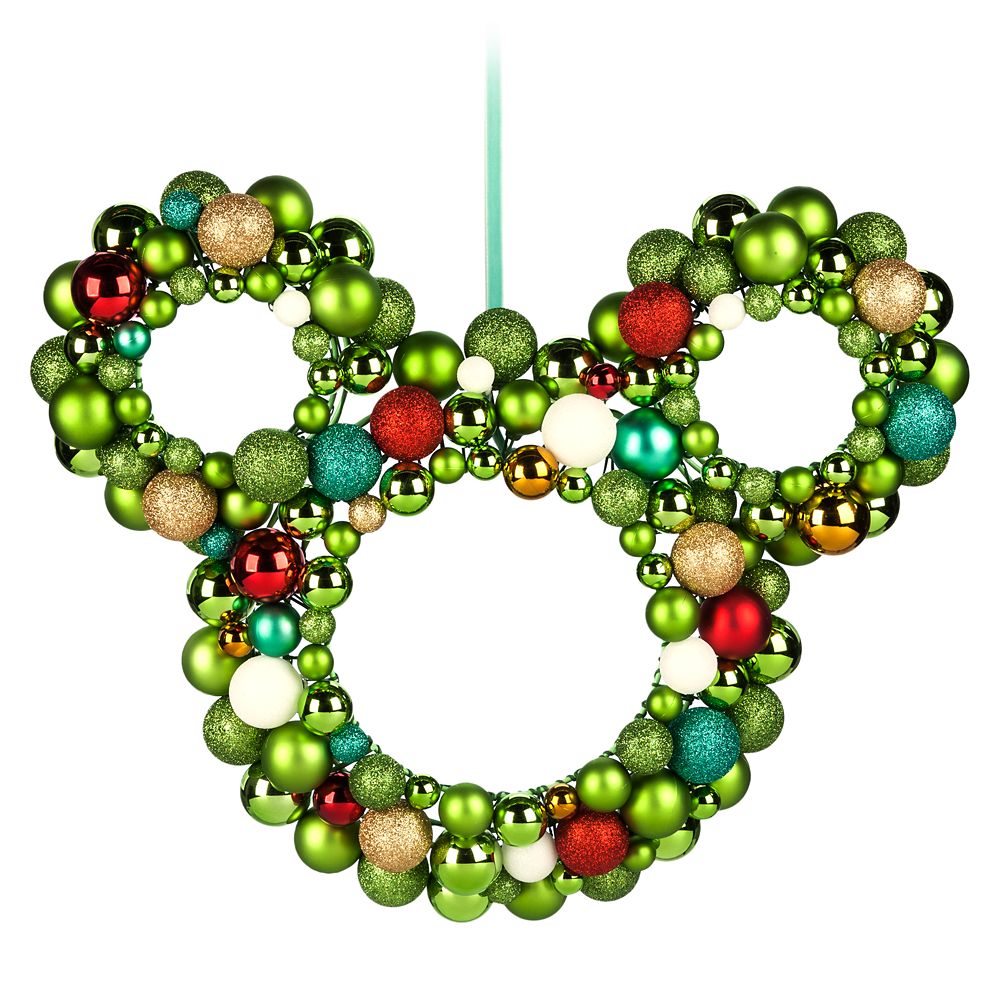 Mickey Mouse Icon Holiday Wreath – Buy Online Now
