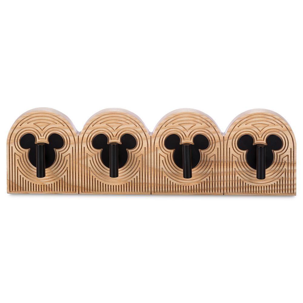 Mickey Mouse Icon Wood Hook Rack – Mickey Mouse Home Collection | Disney Store