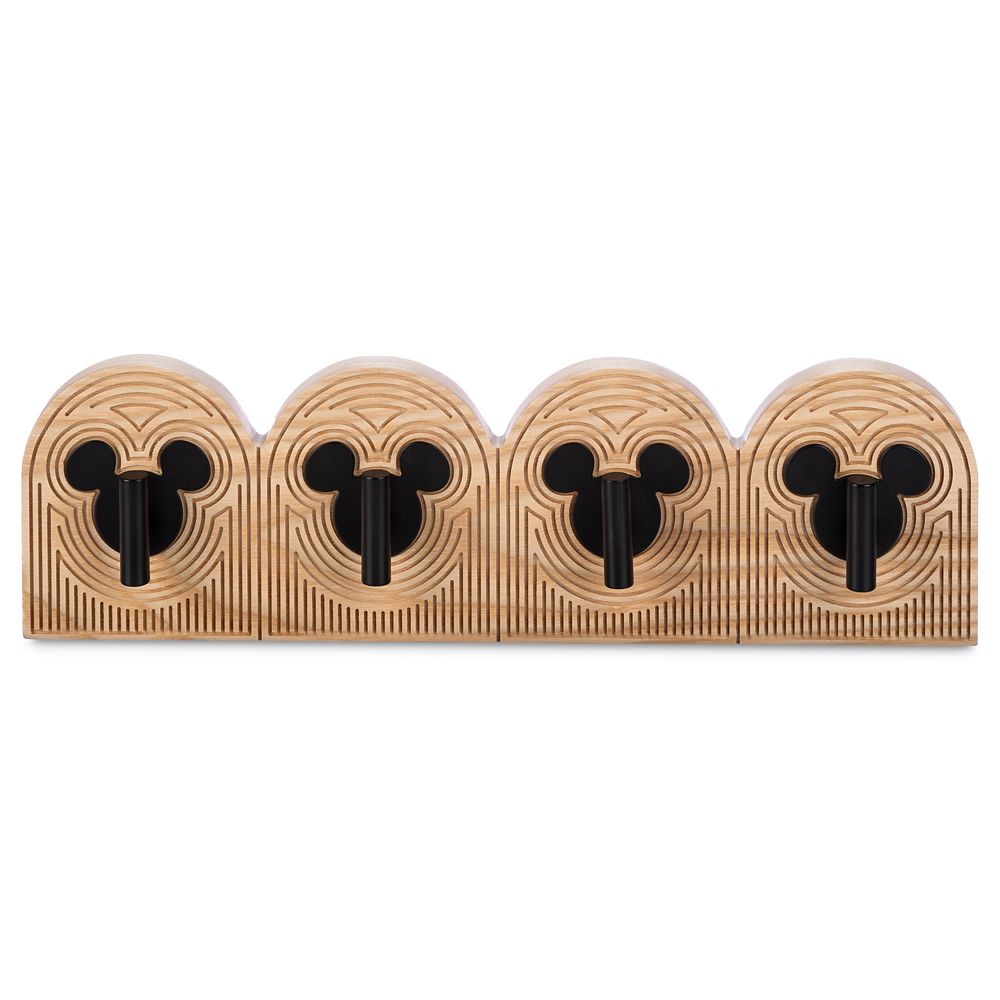 Mickey Mouse Icon Wood Hook Rack – Mickey Mouse Home Collection