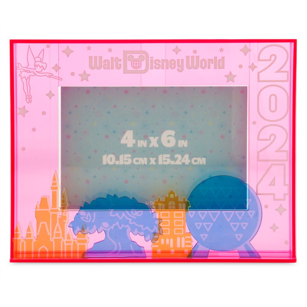 Walt Disney World 2024 Acrylic Photo Frame – 4” x 6” now available online