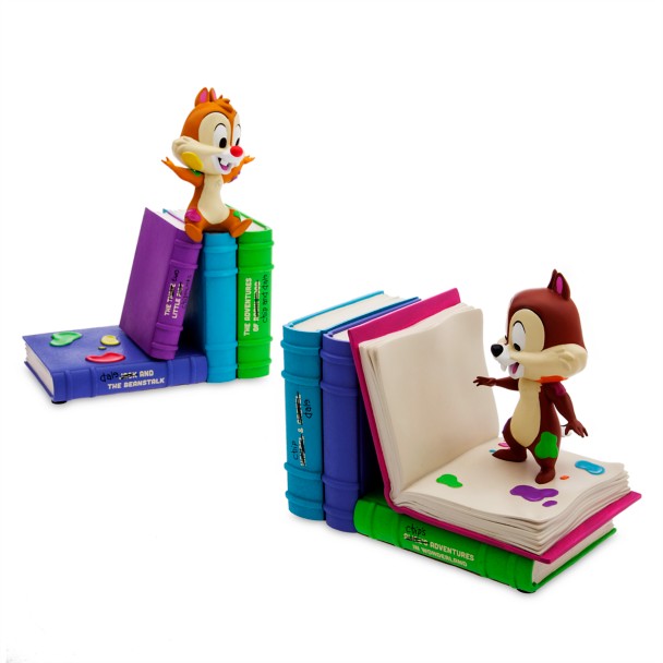 Chip 'n Dale Madly Mischievous Bookends by Lewis Whitman
