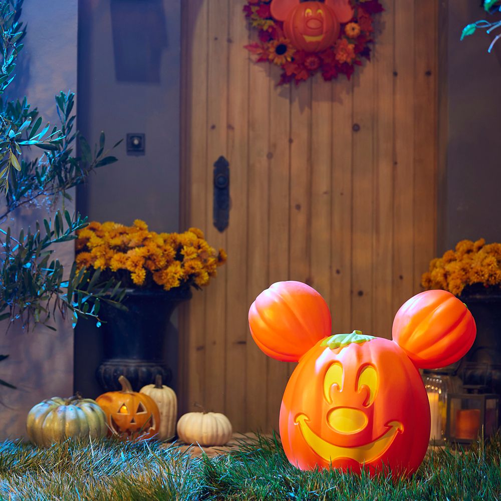 Mickey Mouse Light-Up Jack-o'-Lantern