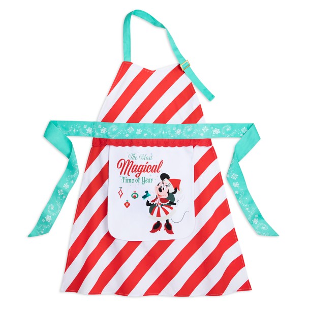 Minnie Mouse Holiday Apron for Adults