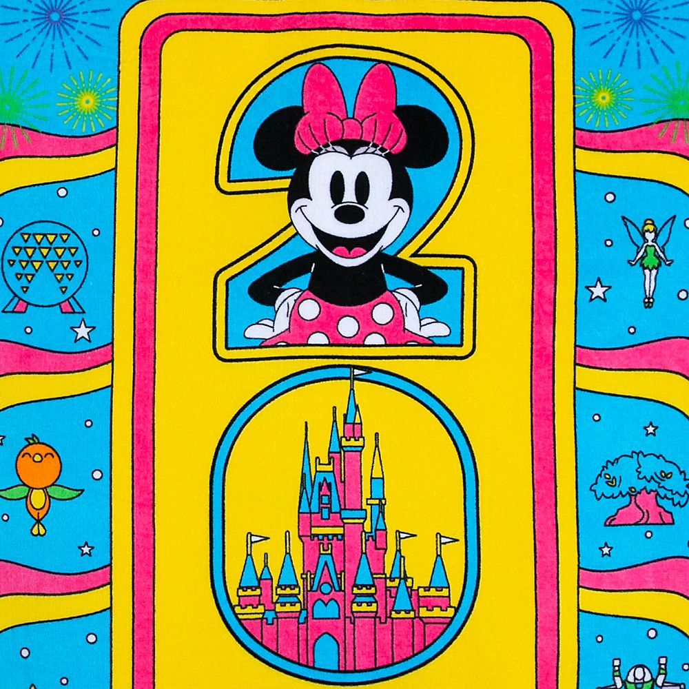 Mickey and Minnie Mouse Beach Towel – Walt Disney World 2024 – Large