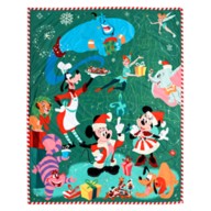 Mickey Mouse and Friends Reversible Holiday Fleece Throw