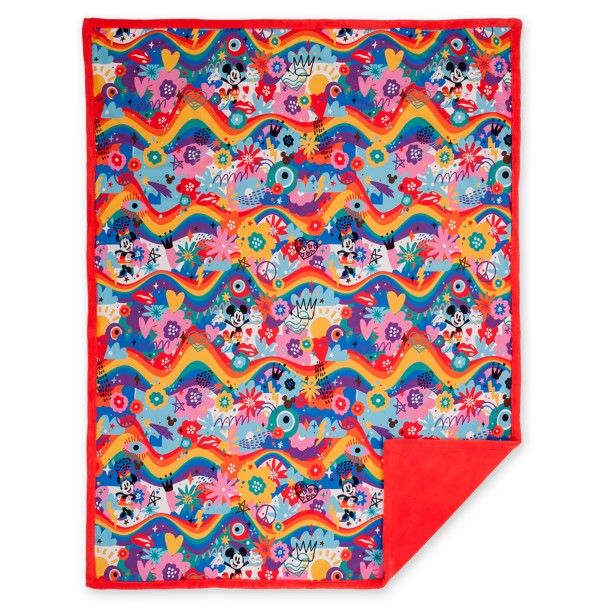 Mickey and Minnie Mouse Throw – Disney Pride Collection