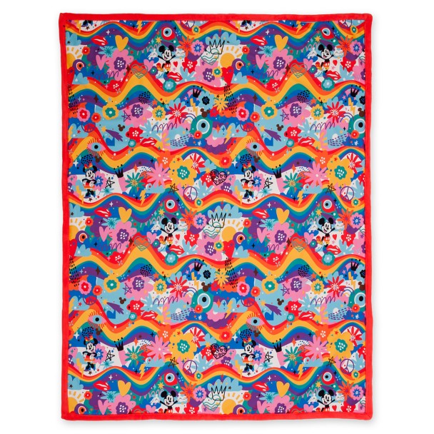 Mickey and Minnie Mouse Throw – Disney Pride Collection