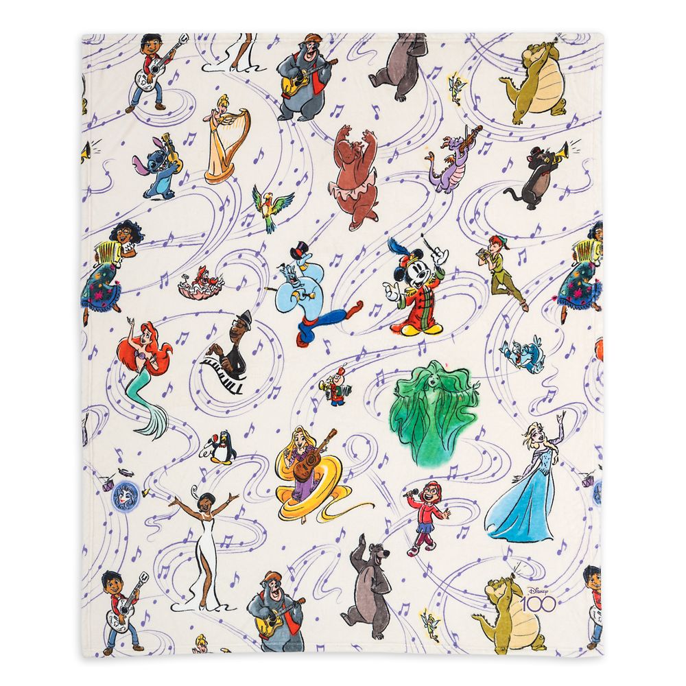 Mickey Mouse and Friends Fleece Throw – Disney100 Special Moments is now available online
