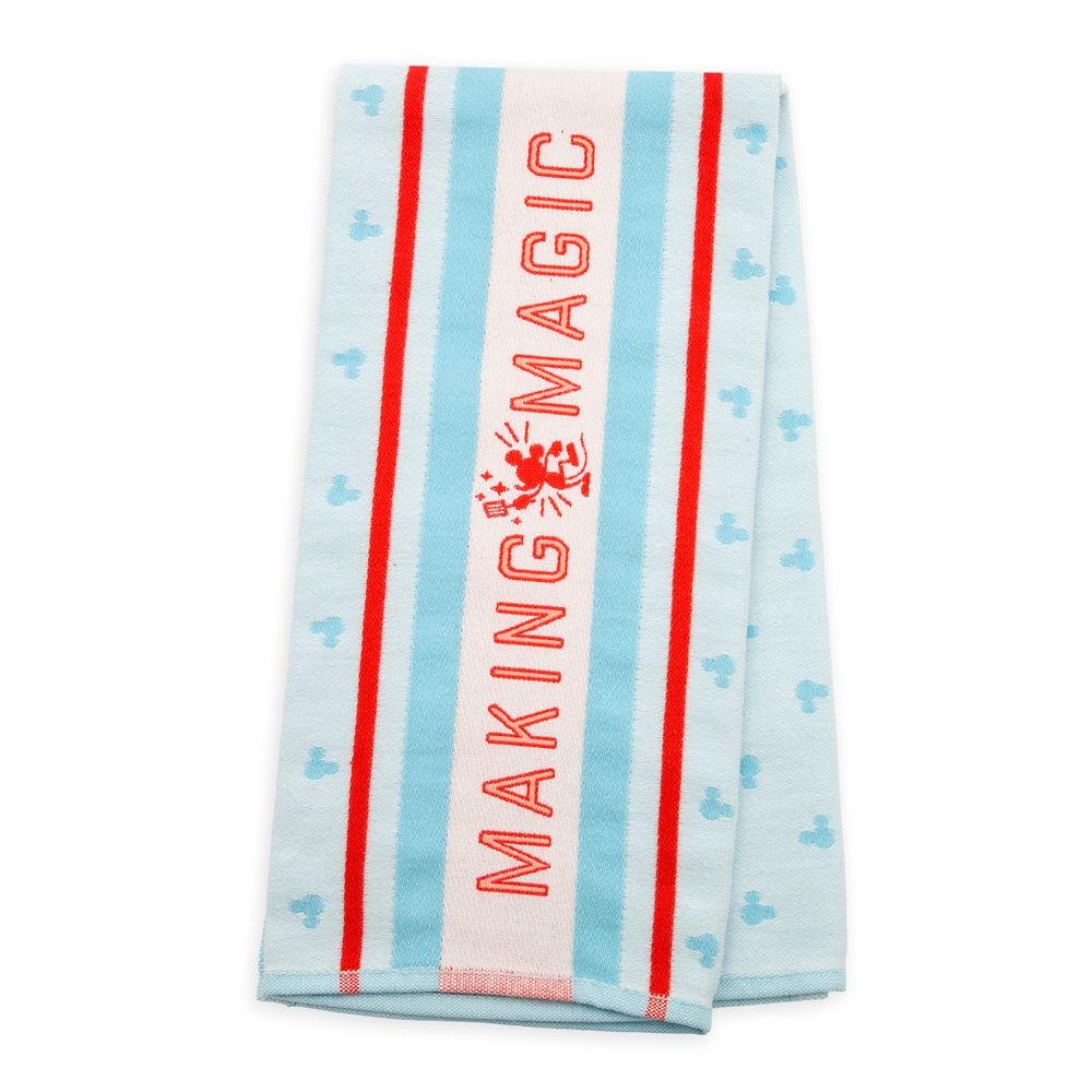 Mickey Mouse ”Making Magic” Kitchen Towel is available online for purchase