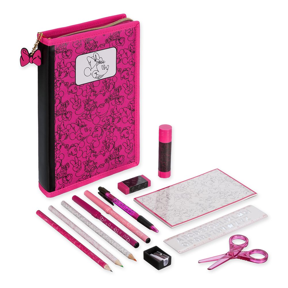 Minnie Mouse Zip-Up Stationery Kit is here now