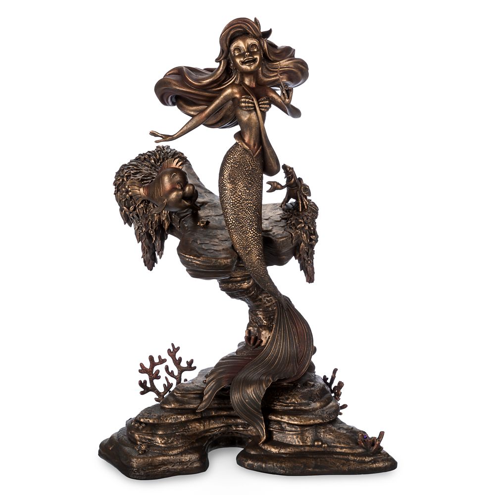 Ariel Light-Up Bronze Figure  The Litttle Mermaid Official shopDisney