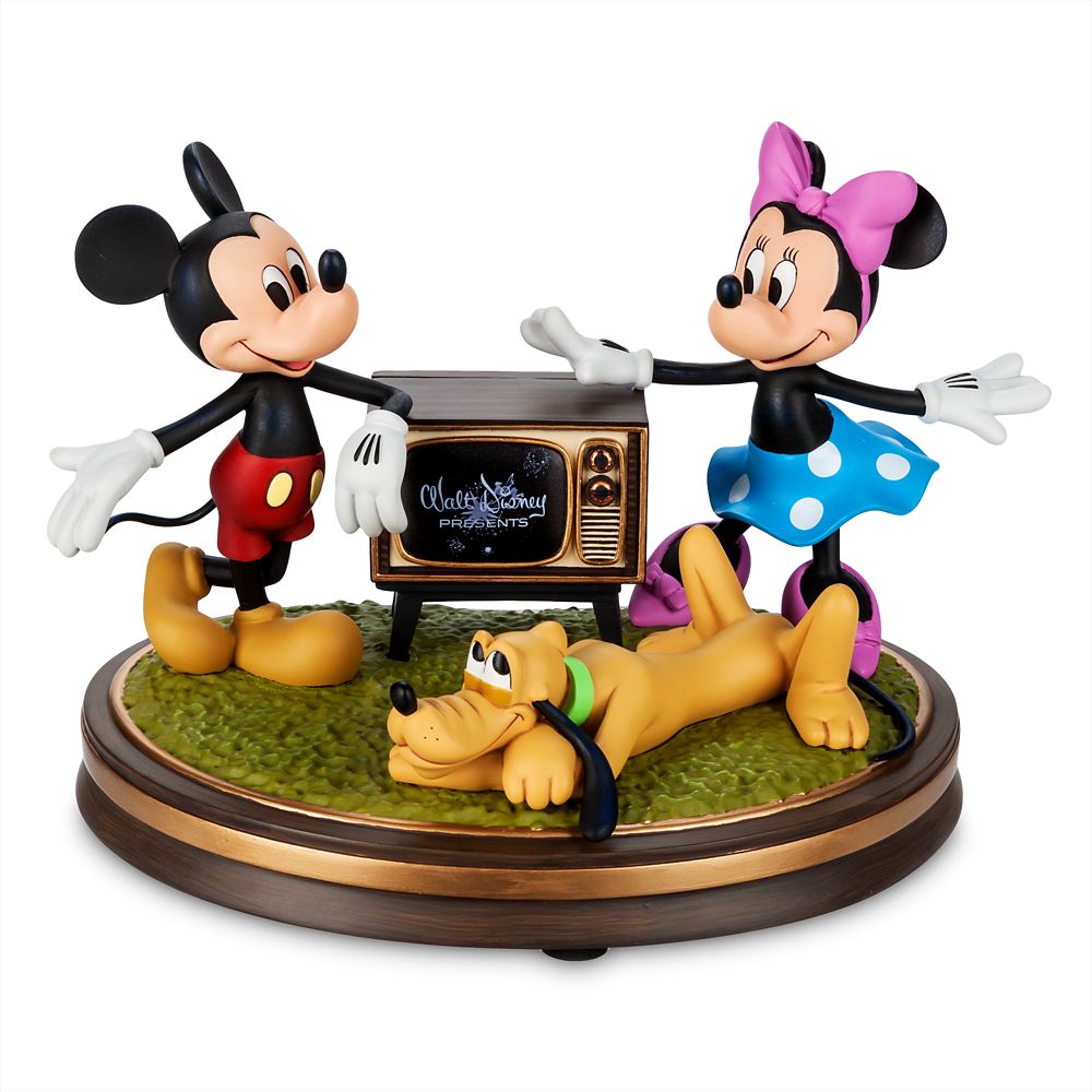 Mickey and Minnie Mouse with Pluto Light-Up Musical Figure – Disney100 available online for purchase