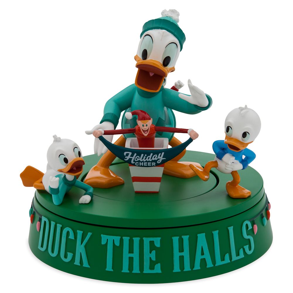 Donald Duck and Nephews Musical Holiday Figure – Buy It Today!