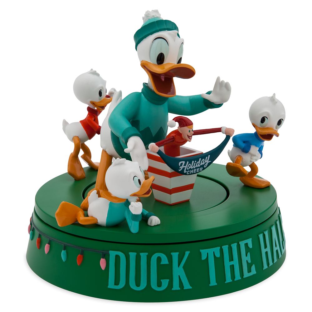 Donald Duck and Nephews Musical Holiday Figure