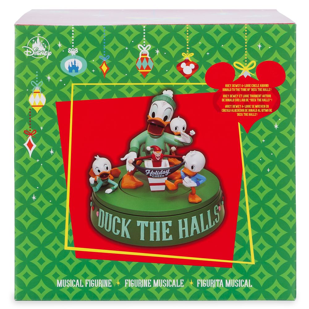 Donald Duck and Nephews Musical Holiday Figure