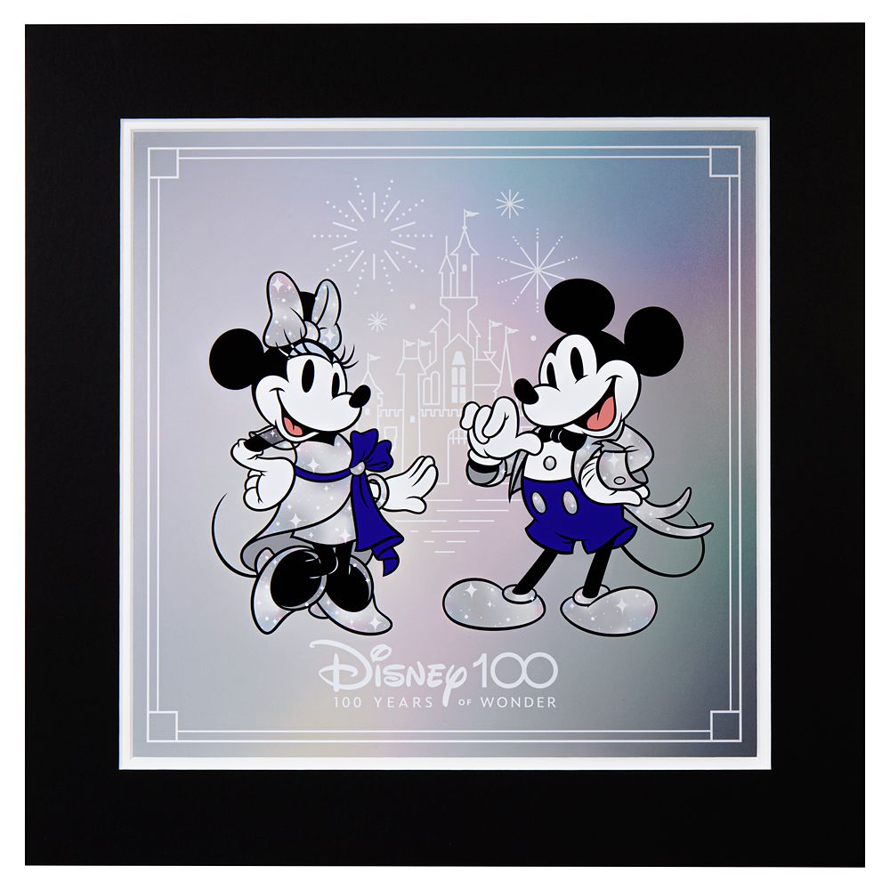 Mickey and Minnie Mouse Disney100 Deluxe Print is here now