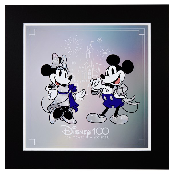 Mickey and Minnie Mouse Disney100 Deluxe Print