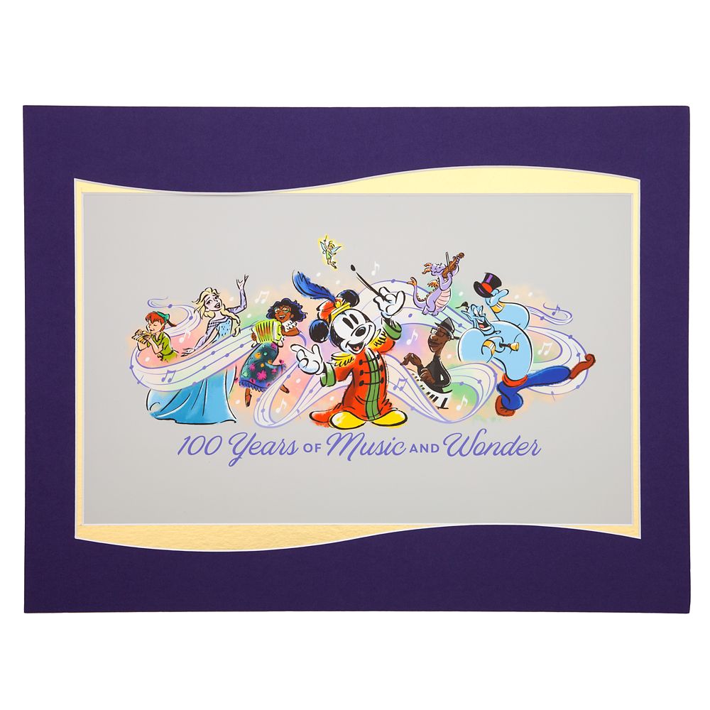 Mickey Mouse and Friends 100 Years of Music and Wonder Deluxe Print  Disney100 Special Moments
