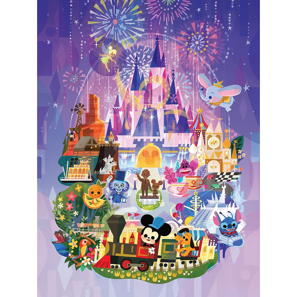 Disney Parks ''This Happy Place'' Gallery Wrapped Canvas by Joey