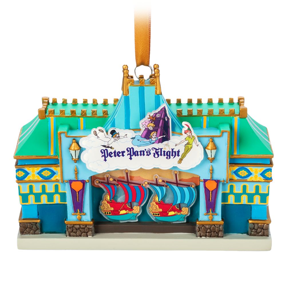 Peter Pan's Flight Attraction Sketchbook Ornament – Walt Disney World 