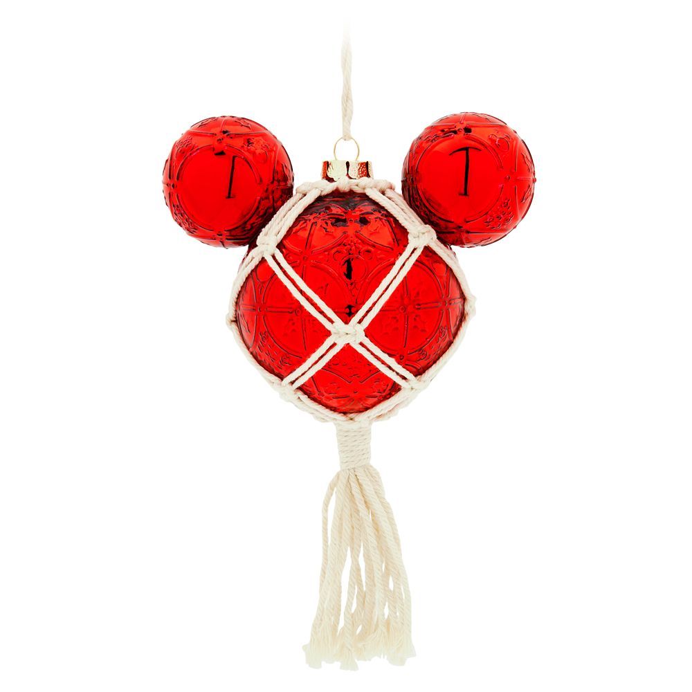 Mickey Mouse Icon Glass Ball Sketchbook Ornament  Tile and Macrame Official shopDisney