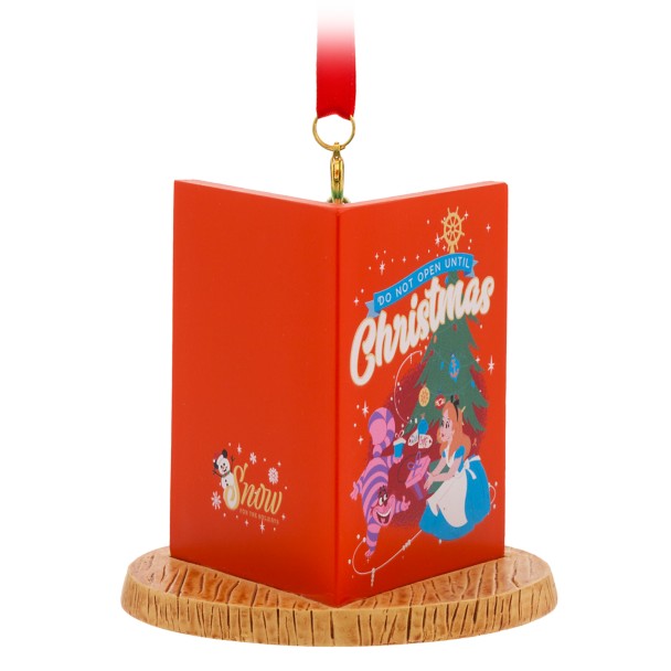 Cheshire Cat Christmas Card Sketchbook Ornament – Alice in Wonderland