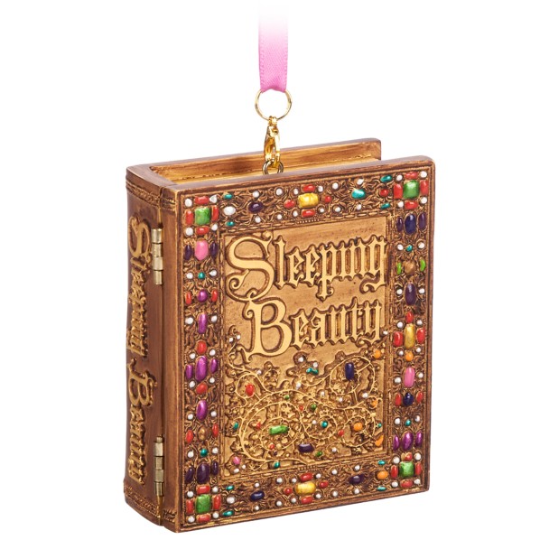 Sleeping Beauty Storybook Musical Living Magic Sketchbook Ornament