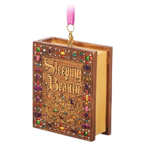 Sleeping Beauty Storybook Musical Living Magic Sketchbook Ornament
