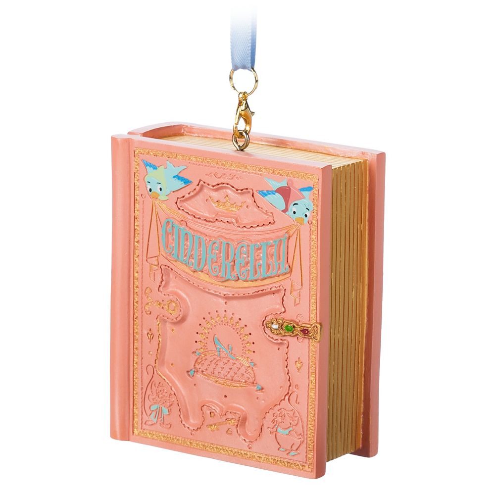 Cinderella Storybook Musical Living Magic Sketchbook Ornament