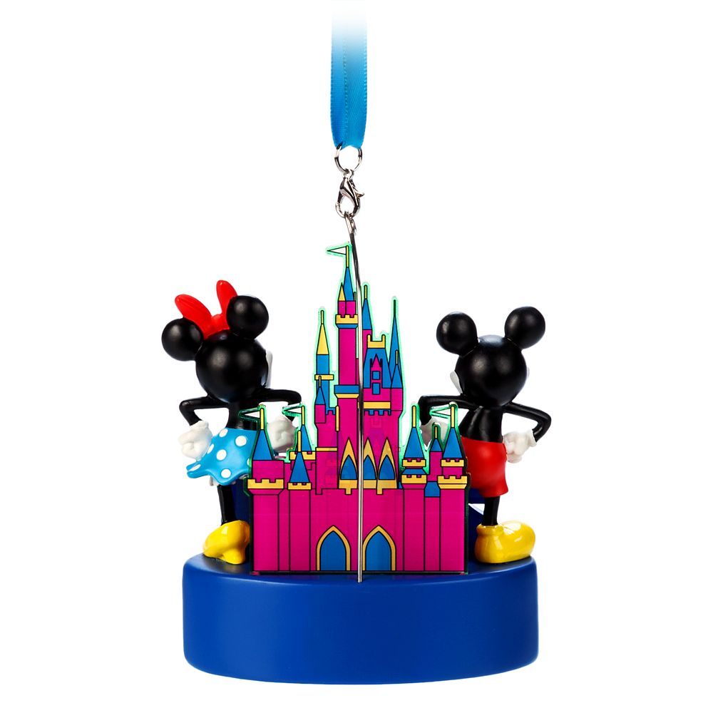 Mickey and Minnie Mouse Light-Up Figural Ornament – Walt Disney World 2024