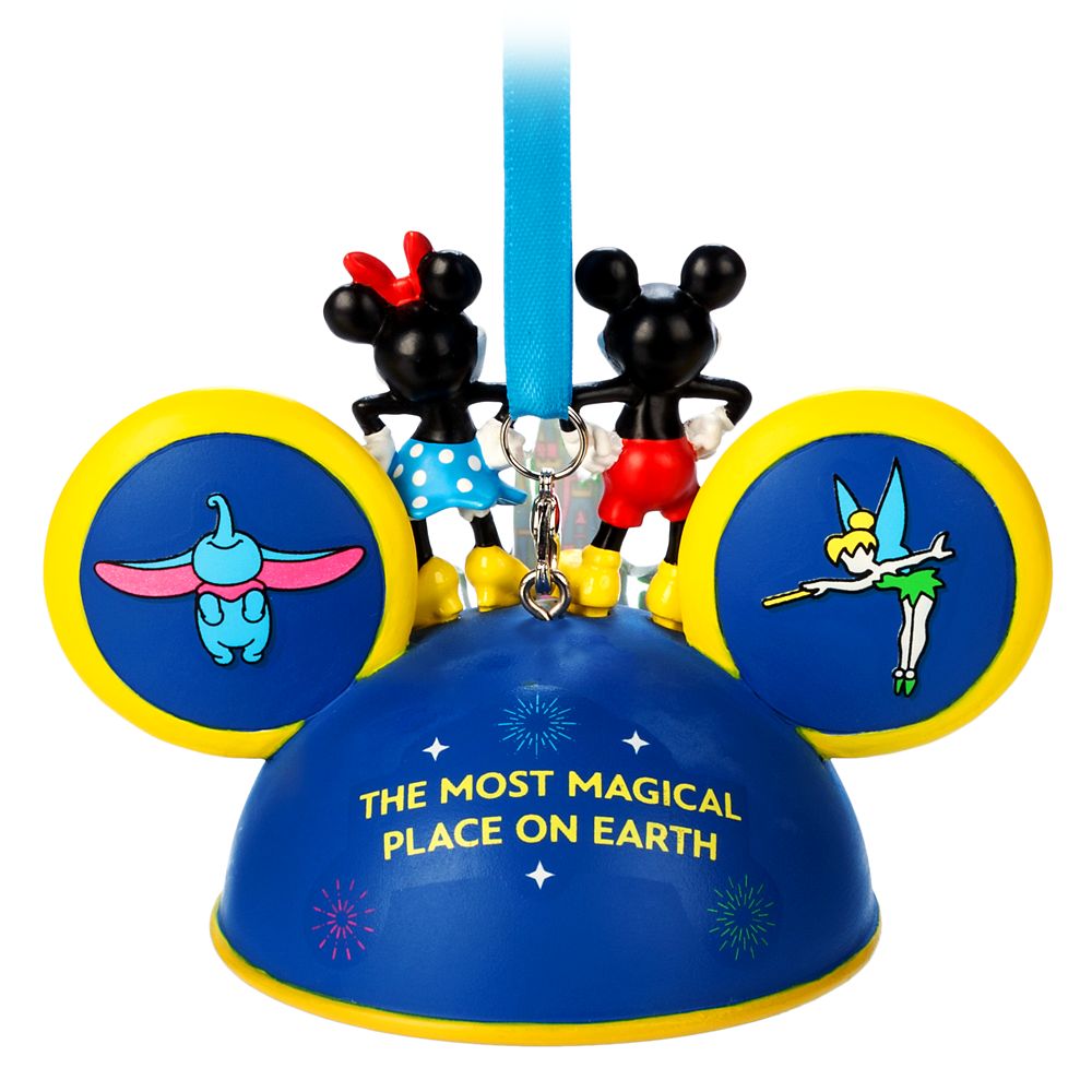 Mickey and Minnie Mouse Light-Up Ear Hat Ornament – Walt Disney World 2024
