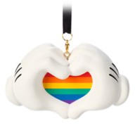 Mickey Mouse Gloves Sketchbook Ornament – Disney Pride Collection