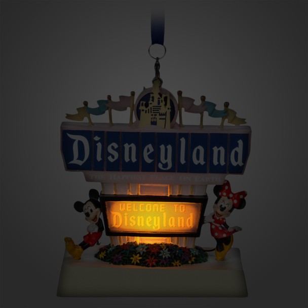 Disneyland Marquee Light-Up Living Magic Sketchbook Ornament